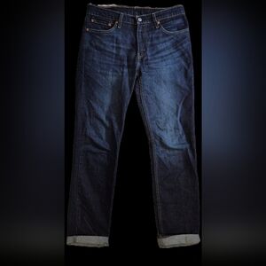 Levi's Men's Straight Jeans - Dark Blue Denim